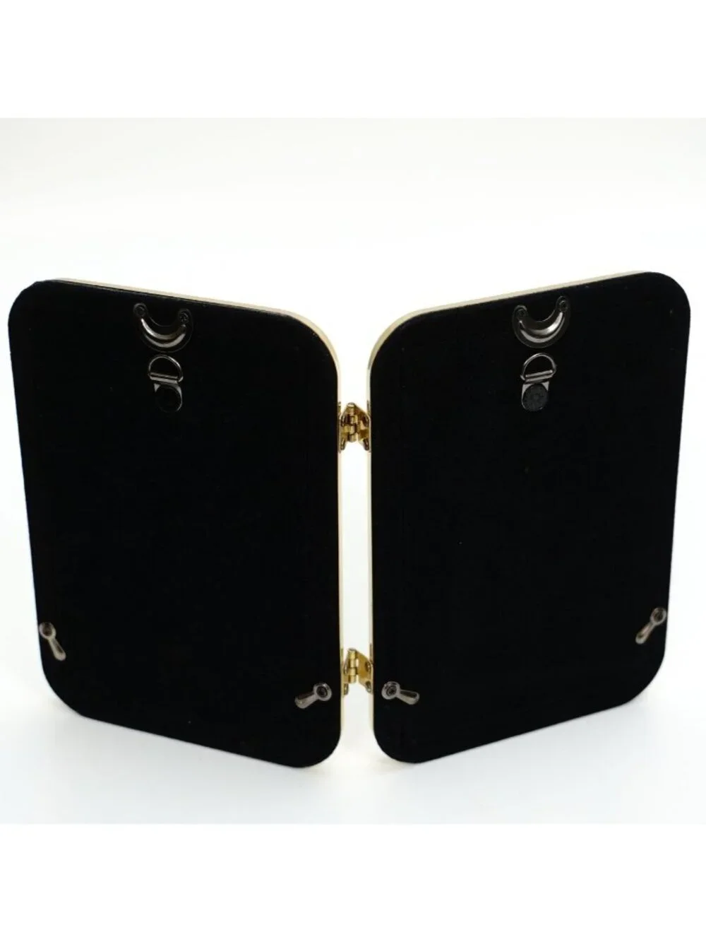 Burnes State Street Double 4x6 Frame Solid Brass Goldtone